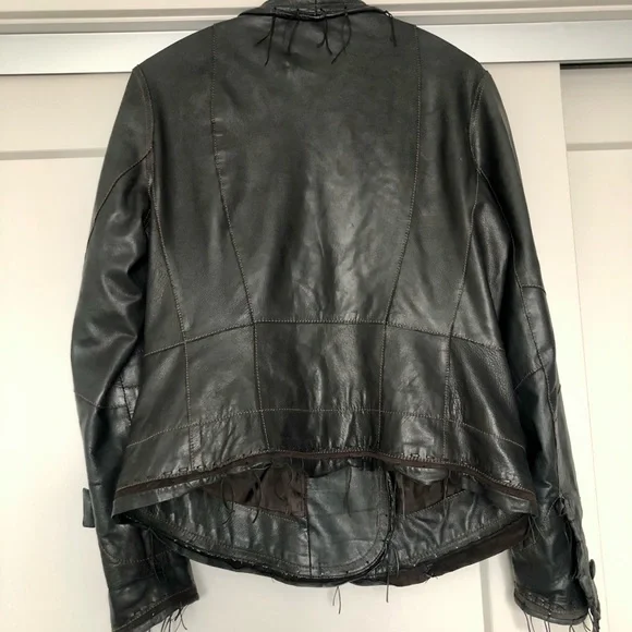 Scully Vintage Fringe Leather Jacket | chocolate brown - Picture 5 of 10